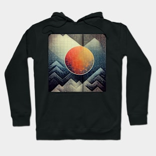 abstract landscape Hoodie